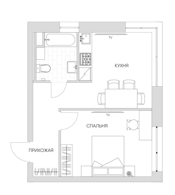 1-BD Apartment Sale, 35.7平方米 at Nice Loft, Avtomobilny Drive, 4, Moscow, Russia #1