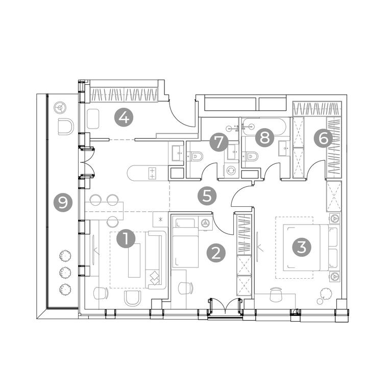 Продажа 2-комн. квартиры, 84,8 м² в ЖК «Эмоушен (Emotion)», 2-й Силикатный проезд, 8, Москва, Россия #1 Продажа 2-комн. квартиры, 84,8 м² в ЖК «Эмоушен (Emotion)», 2-й Силикатный проезд, 8, Москва, Россия #1