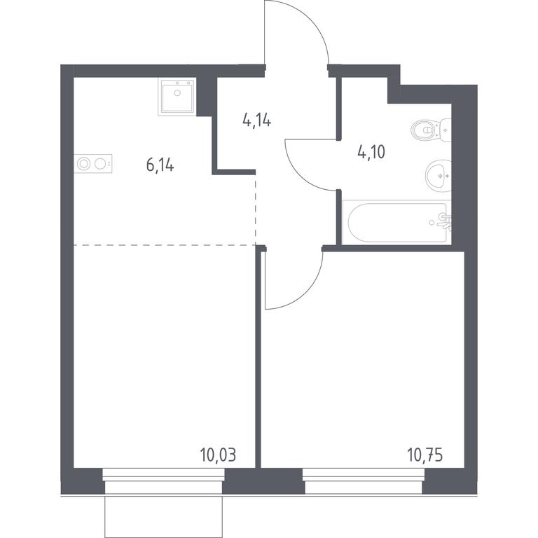 Apartment Sale, 35.16 sq. m. at Novoe Vnukovo, kvartal № 38, Kokoshkino Settlement, Moscow, Russia #1 Apartment Sale, 35.16 sq. m. at Novoe Vnukovo, kvartal № 38, Kokoshkino Settlement, Moscow, Russia #1
