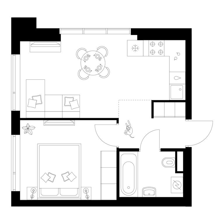 Продажа 1-комн. квартиры, 36,2 м² в ЖК «Бунинская набережная», ЖК Бунинская Набережная, Москва, Россия #1 Продажа 1-комн. квартиры, 36,2 м² в ЖК «Бунинская набережная», ЖК Бунинская Набережная, Москва, Россия #1