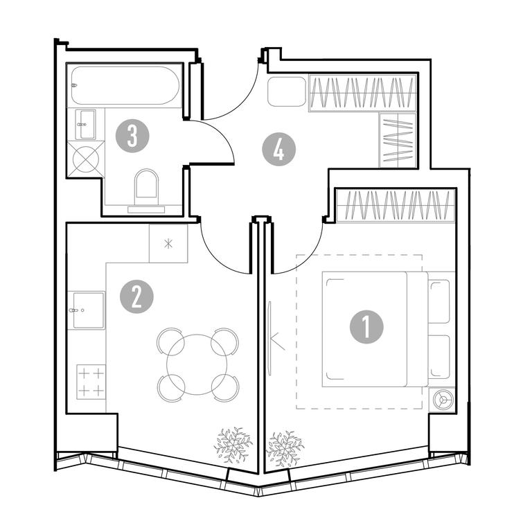 Продажа 1-комн. квартиры, 33,61 м² в ЖК «Уно Горбунова (UNO.Горбунова)», улица Горбунова, 27, Москва, Россия #1 Продажа 1-комн. квартиры, 33,61 м² в ЖК «Уно Горбунова (UNO.Горбунова)», улица Горбунова, 27, Москва, Россия #1