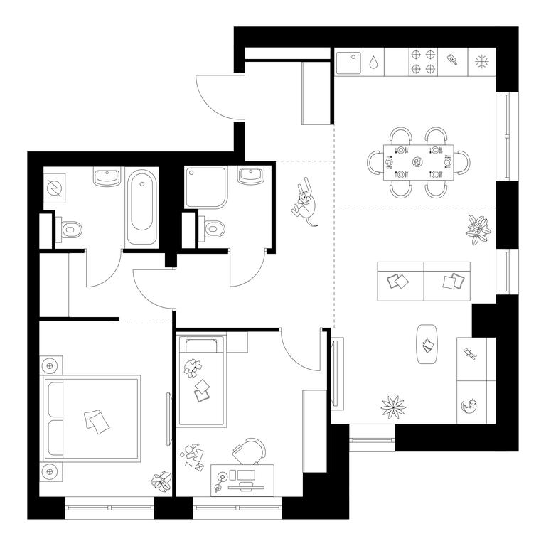 Продажа 2-комн. квартиры, 67,7 м² в ЖК «Нарвин», Кронштадтский бульвар, 14с13, Москва, Россия #1 Продажа 2-комн. квартиры, 67,7 м² в ЖК «Нарвин», Кронштадтский бульвар, 14с13, Москва, Россия #1