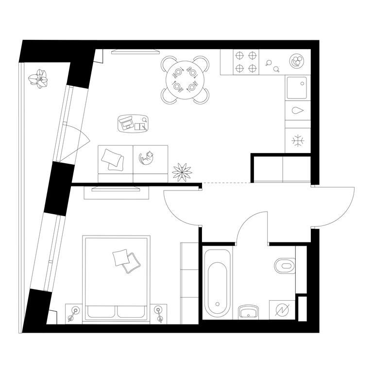 1-BD Apartment Sale, 34.8 sq. m. at Salarevo Park, Salaryevskaya Street, 8к1, Moskovskiy Settlement, Moscow, Russia #1 1-BD Apartment Sale, 34.8 sq. m. at Salarevo Park, Salaryevskaya Street, 8к1, Moskovskiy Settlement, Moscow, Russia #1