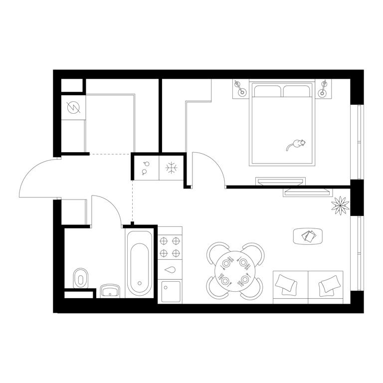 1-BD Apartment Sale, 36.6 sq. m. at Salarevo Park, Salaryevskaya Street, 8к1, Moskovskiy Settlement, Moscow, Russia #1 1-BD Apartment Sale, 36.6 sq. m. at Salarevo Park, Salaryevskaya Street, 8к1, Moskovskiy Settlement, Moscow, Russia #1