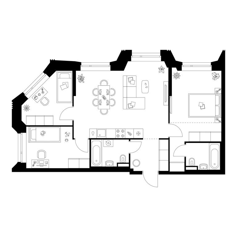 Продажа 3-комн. квартиры, 73,7 м² в ЖК «Саларьево парк», Саларьевская улица, 8к1, поселение Московский, Москва, Россия #1 Продажа 3-комн. квартиры, 73,7 м² в ЖК «Саларьево парк», Саларьевская улица, 8к1, поселение Московский, Москва, Россия #1
