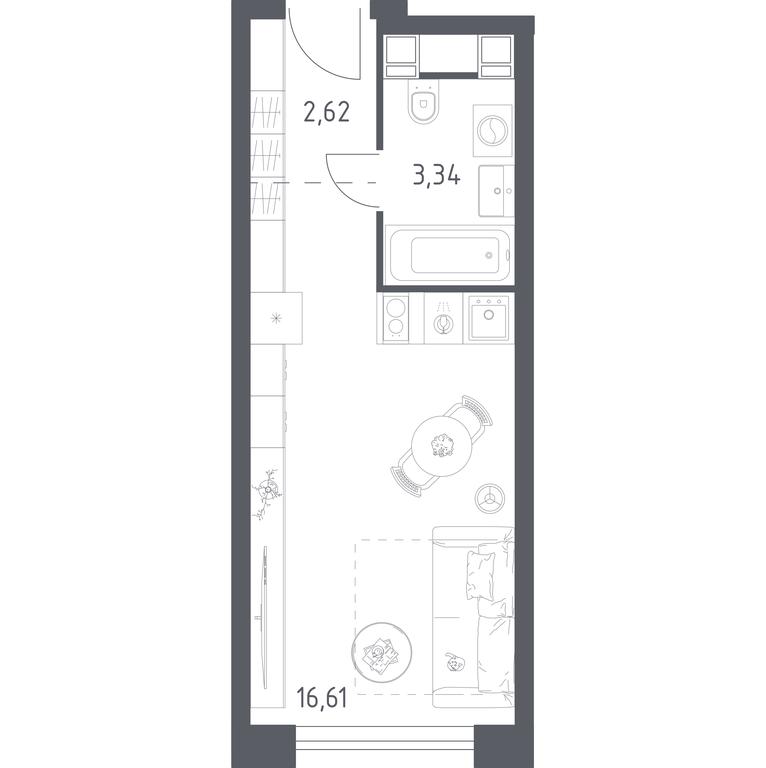 Продажа квартиры, 22,7 м² в ЖК «Перец», Пятницкое шоссе, 58, Москва, Россия #1 Продажа квартиры, 22,7 м² в ЖК «Перец», Пятницкое шоссе, 58, Москва, Россия #1