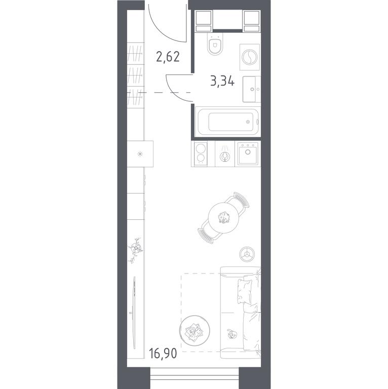 Продажа квартиры, 22,9 м² в ЖК «Перец», Пятницкое шоссе, 58, Москва, Россия #1 Продажа квартиры, 22,9 м² в ЖК «Перец», Пятницкое шоссе, 58, Москва, Россия #1