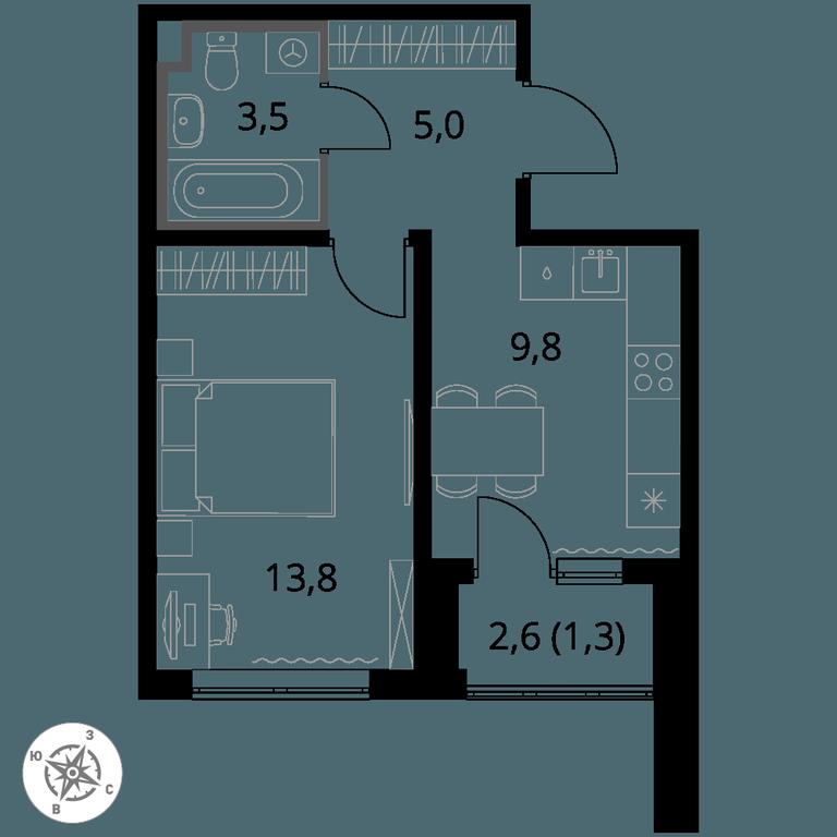 Продажа 1-комн. квартиры, 33,4 м² в ЖК «Первый Донской», жилой микрорайон Сапроново, деревня Сапроново, Ленинский городской округ, Московская область, Россия #1 Продажа 1-комн. квартиры, 33,4 м² в ЖК «Первый Донской», жилой микрорайон Сапроново, деревня Сапроново, Ленинский городской округ, Московская область, Россия #1
