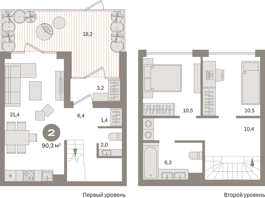 2-BD Apartment Sale, 90.8平方米 at Kvartal Izdanie, Perovskoye Highway, Moscow, Russia #1 2-BD Apartment Sale, 90.8平方米 at Kvartal Izdanie, Perovskoye Highway, Moscow, Russia #1
