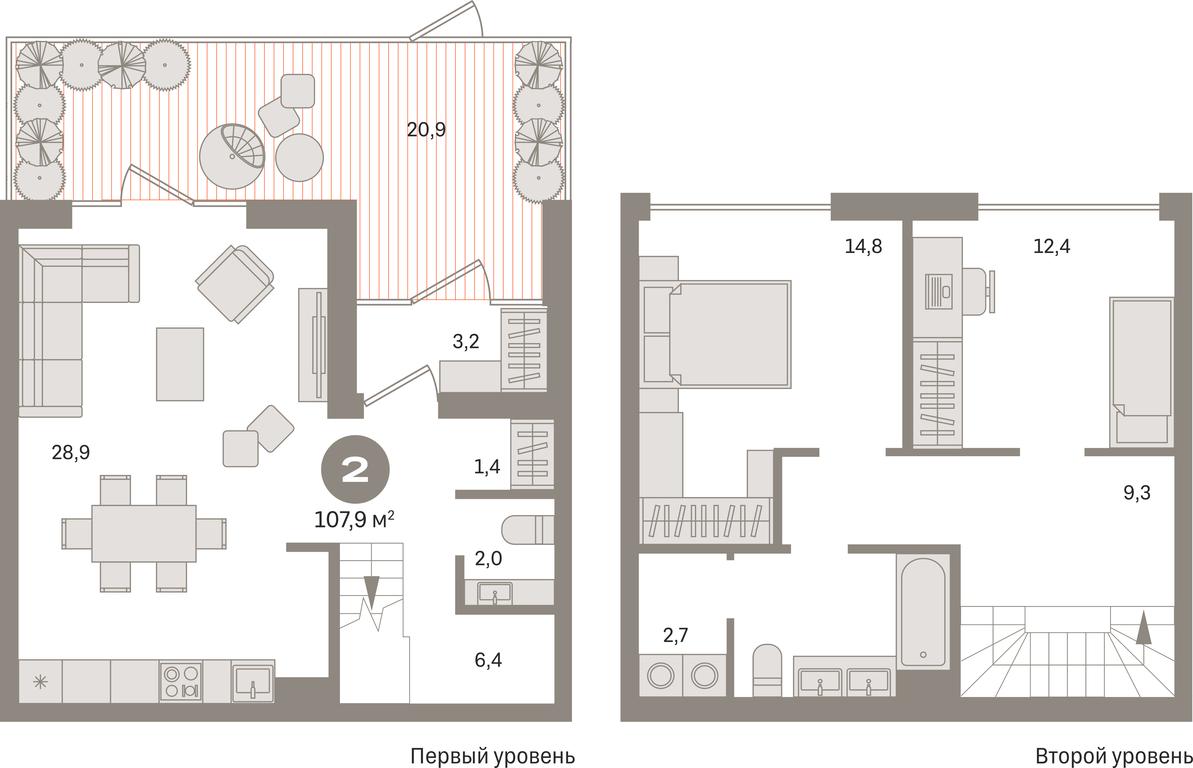 2-BD Apartment Sale, 108.9 sq. m. at Kvartal Izdanie, Perovskoye Highway, Moscow, Russia #1 2-BD Apartment Sale, 108.9 sq. m. at Kvartal Izdanie, Perovskoye Highway, Moscow, Russia #1
