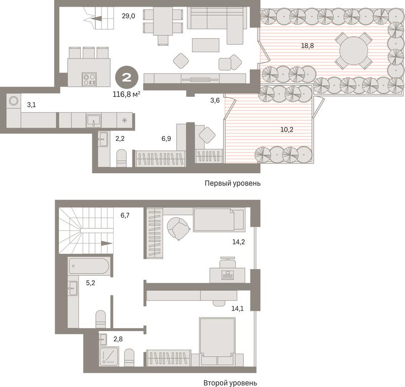 2-BD Apartment Sale, 116.8 sq. m. at Kvartal Izdanie, Perovskoye Highway, Moscow, Russia #1 2-BD Apartment Sale, 116.8 sq. m. at Kvartal Izdanie, Perovskoye Highway, Moscow, Russia #1
