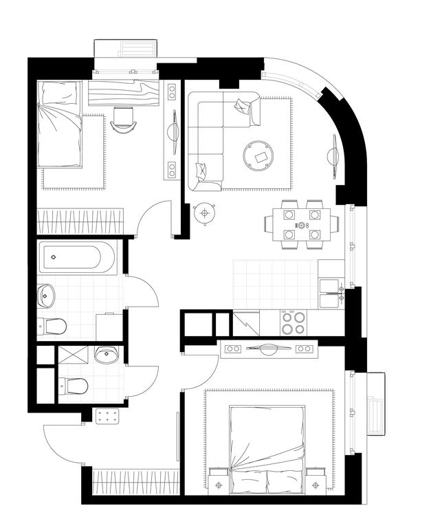 2-BD Apartment Sale, 58 sq. m. at Rezidentsii Skolkovo, Kashtanovaya ulitsa, 1, rabochiy posyolok Zarechye, Odintsovskiy City District, Moscow Region, Russia #1 2-BD Apartment Sale, 58 sq. m. at Rezidentsii Skolkovo, Kashtanovaya ulitsa, 1, rabochiy posyolok Zarechye, Odintsovskiy City District, Moscow Region, Russia #1