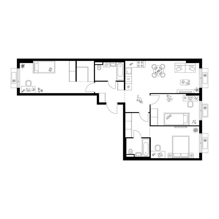3-BD Apartment Sale, 87.92平方米 at Ilinskie Luga, Zapovednaya Street, 1, posyolok Ilyinskoye-Usovo, Krasnogorsk City District, Moscow Region, Russia #1 3-BD Apartment Sale, 87.92平方米 at Ilinskie Luga, Zapovednaya Street, 1, posyolok Ilyinskoye-Usovo, Krasnogorsk City District, Moscow Region, Russia #1
