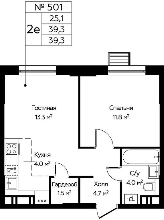 1-BD Apartment Sale, 39.3 sq. m. at Eko Bunino, prospekt Kuprina, 34к1, Sosenskoye Settlement, Moscow, Russia #1 1-BD Apartment Sale, 39.3 sq. m. at Eko Bunino, prospekt Kuprina, 34к1, Sosenskoye Settlement, Moscow, Russia #1