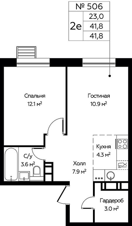 1-BD Apartment Sale, 41.8 sq. m. at Eko Bunino, prospekt Kuprina, 34к1, Sosenskoye Settlement, Moscow, Russia #1 1-BD Apartment Sale, 41.8 sq. m. at Eko Bunino, prospekt Kuprina, 34к1, Sosenskoye Settlement, Moscow, Russia #1