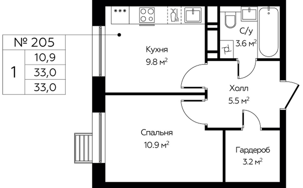 Apartment Sale, 33平方米 at Eko Bunino, prospekt Kuprina, 34к1, Sosenskoye Settlement, Moscow, Russia #1 Apartment Sale, 33平方米 at Eko Bunino, prospekt Kuprina, 34к1, Sosenskoye Settlement, Moscow, Russia #1