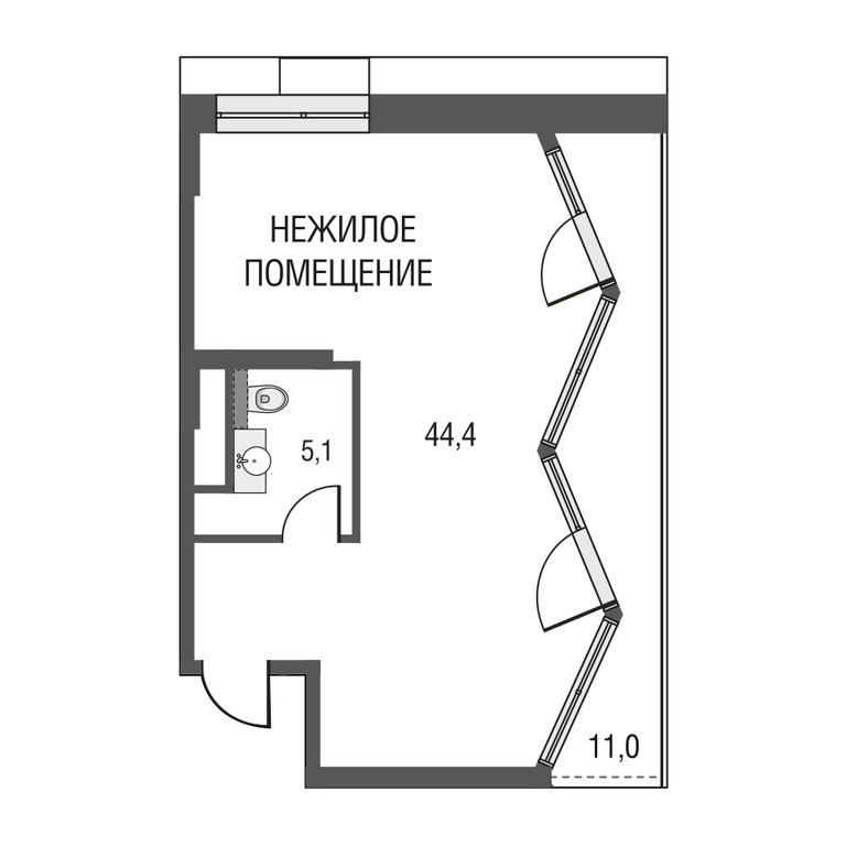 1-BD Apartment Sale, 57.9 sq. m. at Rezidentsii Arkhitektorov, Bolshaya Pochtovaya Street, 28, Moscow, Russia #1 1-BD Apartment Sale, 57.9 sq. m. at Rezidentsii Arkhitektorov, Bolshaya Pochtovaya Street, 28, Moscow, Russia #1