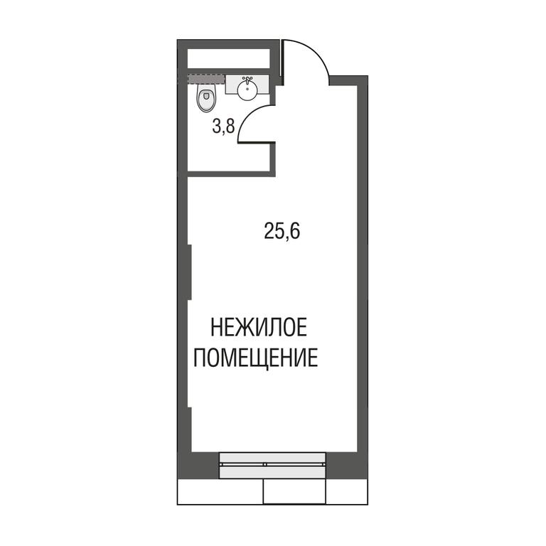 1-BD Apartment Sale, 29.3 sq. m. at Rezidentsii Arkhitektorov, Bolshaya Pochtovaya Street, 28, Moscow, Russia #1
