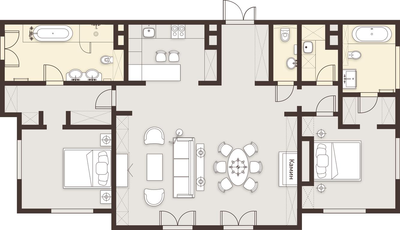 2-BD Apartment Sale, 136 sq. m. at Astris, Kosygina Street, 21, Moscow, Russia #1 2-BD Apartment Sale, 136 sq. m. at Astris, Kosygina Street, 21, Moscow, Russia #1