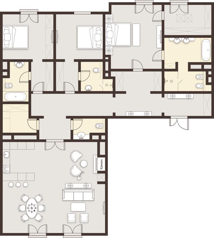 3-BD Apartment Sale, 195 sq. m. at Astris, Kosygina Street, 21, Moscow, Russia #1 3-BD Apartment Sale, 195 sq. m. at Astris, Kosygina Street, 21, Moscow, Russia #1