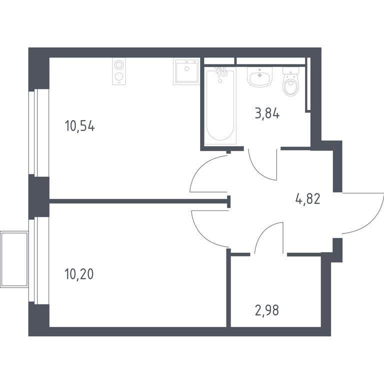 Apartment Sale, 32.38 sq. m. at Novoe Vidnoe, Kalinovka Village, Leninskiy City District, Moscow Region, Russia #1 Apartment Sale, 32.38 sq. m. at Novoe Vidnoe, Kalinovka Village, Leninskiy City District, Moscow Region, Russia #1