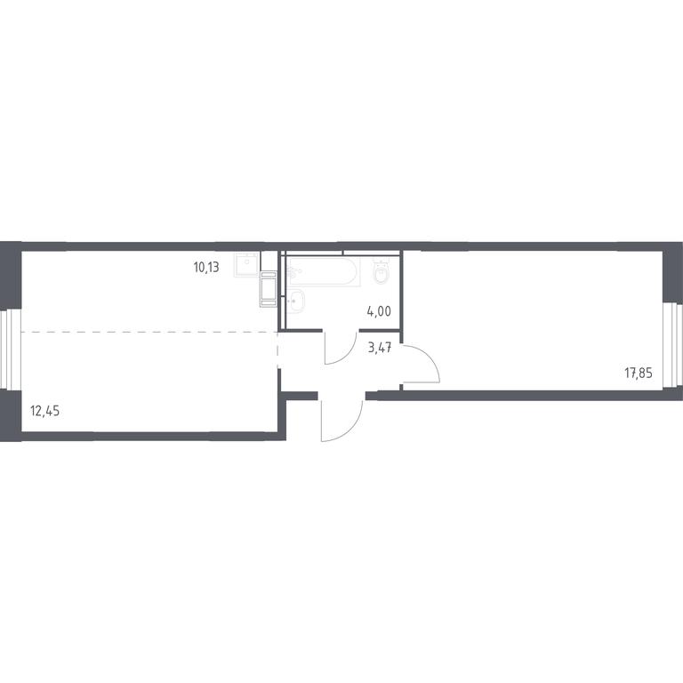 Apartment Sale, 46.9 sq. m. at Rublevskiy Kvartal, Laykovo Green Quarter, zhiloy kompleks Gorod-sobytiye Laykovo, selo Laykovo, Odintsovskiy City District, Moscow Region, Russia #1 Apartment Sale, 46.9 sq. m. at Rublevskiy Kvartal, Laykovo Green Quarter, zhiloy kompleks Gorod-sobytiye Laykovo, selo Laykovo, Odintsovskiy City District, Moscow Region, Russia #1