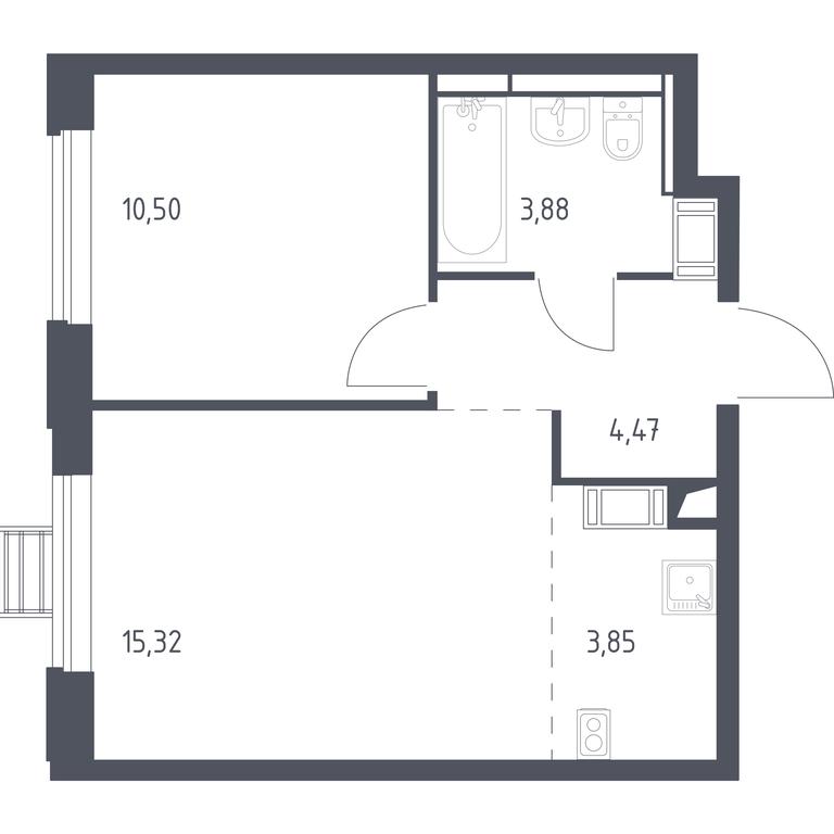 Apartment Sale, 37.3 sq. m. at Pribrezhnyi Park, Pribrezhniy Park Residential Complex, Village of Yam, Domodedovo City District, Moscow Region, Russia #1 Apartment Sale, 37.3 sq. m. at Pribrezhnyi Park, Pribrezhniy Park Residential Complex, Village of Yam, Domodedovo City District, Moscow Region, Russia #1