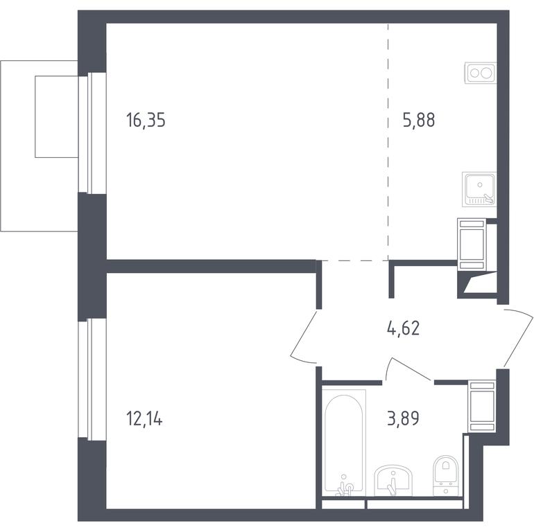 Apartment Sale, 42.6平方米 at Piatnitskie Luga, Pyatnitskoye Highway, 2, derevnya Yurlovo, Solnechnogorsk City District, Moscow Region, Russia #1 Apartment Sale, 42.6平方米 at Piatnitskie Luga, Pyatnitskoye Highway, 2, derevnya Yurlovo, Solnechnogorsk City District, Moscow Region, Russia #1