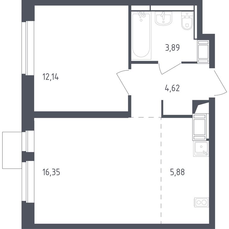 Apartment Sale, 42.7 sq. m. at Piatnitskie Luga, Pyatnitskoye Highway, 2, derevnya Yurlovo, Solnechnogorsk City District, Moscow Region, Russia #1 Apartment Sale, 42.7 sq. m. at Piatnitskie Luga, Pyatnitskoye Highway, 2, derevnya Yurlovo, Solnechnogorsk City District, Moscow Region, Russia #1