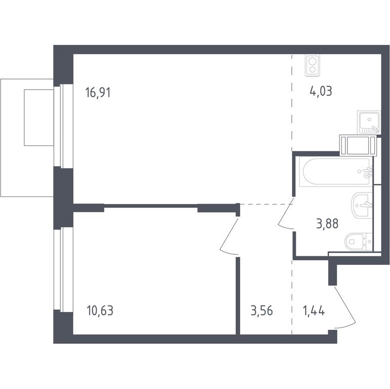 Apartment Sale, 39.9 sq. m. at Piatnitskie Luga, Pyatnitskoye Highway, 2, derevnya Yurlovo, Solnechnogorsk City District, Moscow Region, Russia #1 Apartment Sale, 39.9 sq. m. at Piatnitskie Luga, Pyatnitskoye Highway, 2, derevnya Yurlovo, Solnechnogorsk City District, Moscow Region, Russia #1