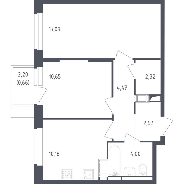 1-BD Apartment Sale, 51.4 sq. m. at Piatnitskie Luga, Pyatnitskoye Highway, 2, derevnya Yurlovo, Solnechnogorsk City District, Moscow Region, Russia #1 1-BD Apartment Sale, 51.4 sq. m. at Piatnitskie Luga, Pyatnitskoye Highway, 2, derevnya Yurlovo, Solnechnogorsk City District, Moscow Region, Russia #1