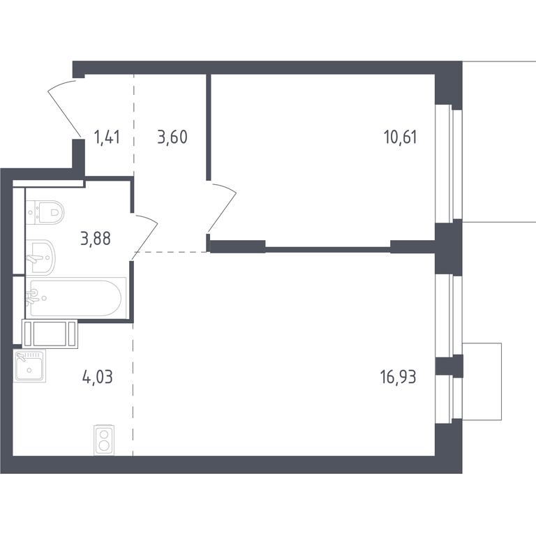 Apartment Sale, 39.8平方米 at Piatnitskie Luga, Pyatnitskoye Highway, 2, derevnya Yurlovo, Solnechnogorsk City District, Moscow Region, Russia #1 Apartment Sale, 39.8平方米 at Piatnitskie Luga, Pyatnitskoye Highway, 2, derevnya Yurlovo, Solnechnogorsk City District, Moscow Region, Russia #1