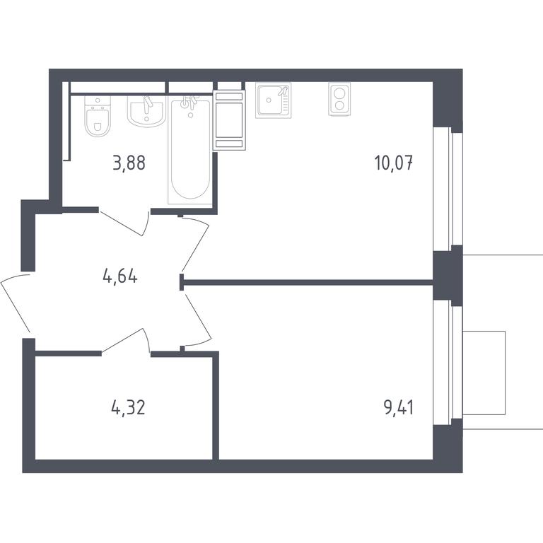 Apartment Sale, 31.9平方米 at Piatnitskie Luga, Pyatnitskoye Highway, 2, derevnya Yurlovo, Solnechnogorsk City District, Moscow Region, Russia #1 Apartment Sale, 31.9平方米 at Piatnitskie Luga, Pyatnitskoye Highway, 2, derevnya Yurlovo, Solnechnogorsk City District, Moscow Region, Russia #1