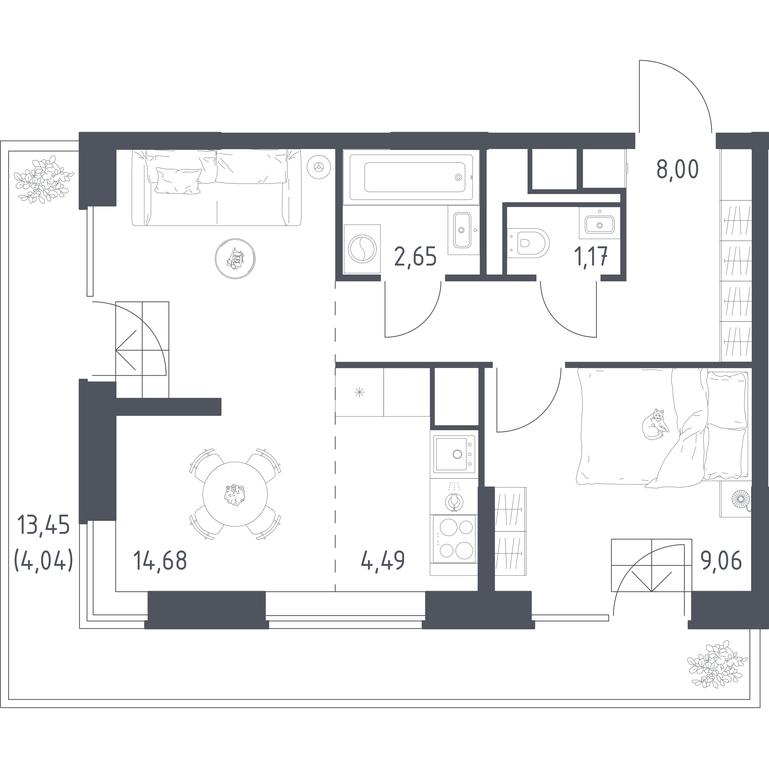 Apartment Sale, 44.09 sq. m. at Vereiskaya 41, Vereyskaya Street, 41, Moscow, Russia #2 Apartment Sale, 44.09 sq. m. at Vereiskaya 41, Vereyskaya Street, 41, Moscow, Russia #2