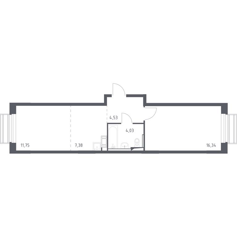 Apartment Sale, 43.2 sq. m. at Rublevskiy Kvartal, Laykovo Green Quarter, zhiloy kompleks Gorod-sobytiye Laykovo, selo Laykovo, Odintsovskiy City District, Moscow Region, Russia #1 Apartment Sale, 43.2 sq. m. at Rublevskiy Kvartal, Laykovo Green Quarter, zhiloy kompleks Gorod-sobytiye Laykovo, selo Laykovo, Odintsovskiy City District, Moscow Region, Russia #1