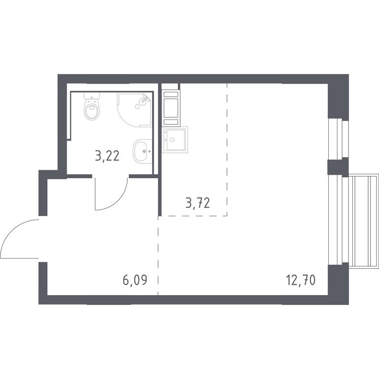 Apartment Sale, 24.8平方米 at Rublevskiy Kvartal, Laykovo Green Quarter, zhiloy kompleks Gorod-sobytiye Laykovo, selo Laykovo, Odintsovskiy City District, Moscow Region, Russia #1 Apartment Sale, 24.8平方米 at Rublevskiy Kvartal, Laykovo Green Quarter, zhiloy kompleks Gorod-sobytiye Laykovo, selo Laykovo, Odintsovskiy City District, Moscow Region, Russia #1
