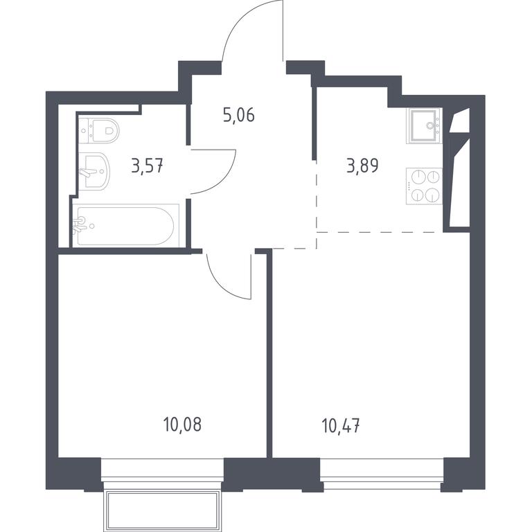 Apartment Sale, 33.07 sq. m. at Dolina Yauzy, Trudovaya Street, 23, Mytischi, Moscow Region, Russia #1 Apartment Sale, 33.07 sq. m. at Dolina Yauzy, Trudovaya Street, 23, Mytischi, Moscow Region, Russia #1