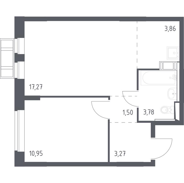 Apartment Sale, 39.7 sq. m. at Rublevskiy Kvartal, Laykovo Green Quarter, zhiloy kompleks Gorod-sobytiye Laykovo, selo Laykovo, Odintsovskiy City District, Moscow Region, Russia #1 Apartment Sale, 39.7 sq. m. at Rublevskiy Kvartal, Laykovo Green Quarter, zhiloy kompleks Gorod-sobytiye Laykovo, selo Laykovo, Odintsovskiy City District, Moscow Region, Russia #1