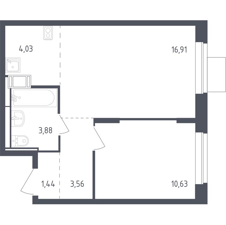 Apartment Sale, 40.2平方米 at Piatnitskie Luga, Pyatnitskoye Highway, 2, derevnya Yurlovo, Solnechnogorsk City District, Moscow Region, Russia #1 Apartment Sale, 40.2平方米 at Piatnitskie Luga, Pyatnitskoye Highway, 2, derevnya Yurlovo, Solnechnogorsk City District, Moscow Region, Russia #1
