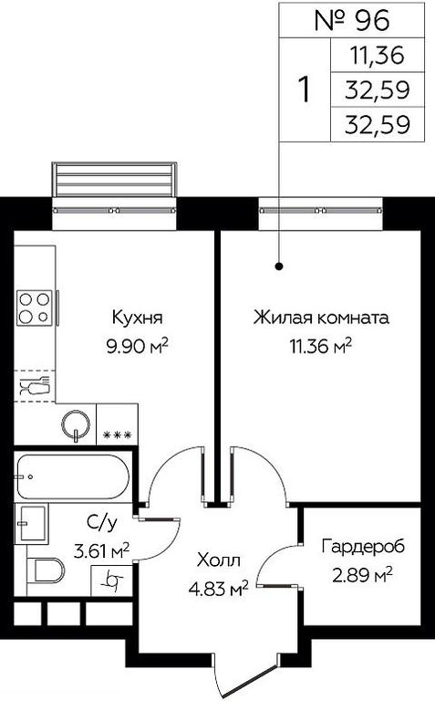 Apartment Sale, 32.59 sq. m. at Tsvetochnye Polyany City, kvartal № 165, Filimonkovskoye Municipal Formation, Moscow, Russia #1 Apartment Sale, 32.59 sq. m. at Tsvetochnye Polyany City, kvartal № 165, Filimonkovskoye Municipal Formation, Moscow, Russia #1
