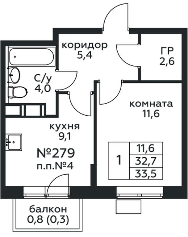 Apartment Sale, 33.5 sq. m. at Tsvetochnye Poliany, kvartal № 23, Filimonkovskoye Municipal Formation, Moscow, Russia #1 Apartment Sale, 33.5 sq. m. at Tsvetochnye Poliany, kvartal № 23, Filimonkovskoye Municipal Formation, Moscow, Russia #1