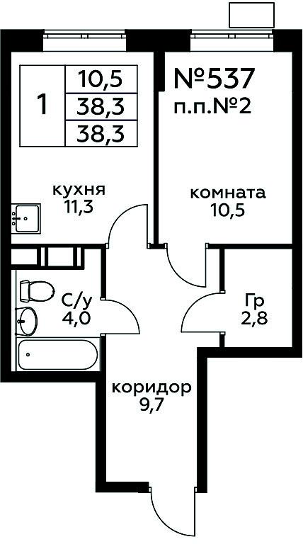 Apartment Sale, 38.3平方米 at Tsvetochnye Poliany, kvartal № 23, Filimonkovskoye Municipal Formation, Moscow, Russia #1 Apartment Sale, 38.3平方米 at Tsvetochnye Poliany, kvartal № 23, Filimonkovskoye Municipal Formation, Moscow, Russia #1