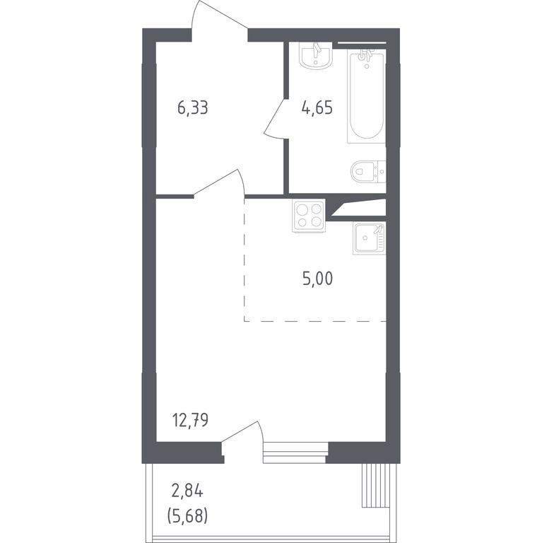 Apartment Sale, 31.6 sq. m. at Egorovo Park, 1-y kvartal, posyolok Zhilino-1, Lubertsy City District, Moscow Region, Russia #1 Apartment Sale, 31.6 sq. m. at Egorovo Park, 1-y kvartal, posyolok Zhilino-1, Lubertsy City District, Moscow Region, Russia #1