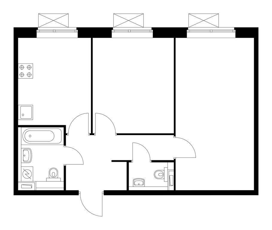 2-BD Apartment Sale, 54.1平方米 at Vostochnoe Butovo, Krymskaya Street, 13, rabochiy posyolok Bobrovo, Leninskiy City District, Moscow Region, Russia #1 2-BD Apartment Sale, 54.1平方米 at Vostochnoe Butovo, Krymskaya Street, 13, rabochiy posyolok Bobrovo, Leninskiy City District, Moscow Region, Russia #1