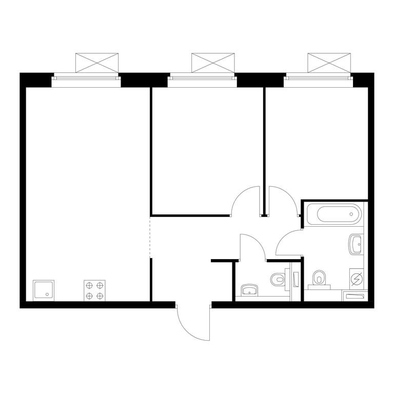 2-BD Apartment Sale, 55.8平方米 at Vostochnoe Butovo, Krymskaya Street, 13, rabochiy posyolok Bobrovo, Leninskiy City District, Moscow Region, Russia #1 2-BD Apartment Sale, 55.8平方米 at Vostochnoe Butovo, Krymskaya Street, 13, rabochiy posyolok Bobrovo, Leninskiy City District, Moscow Region, Russia #1