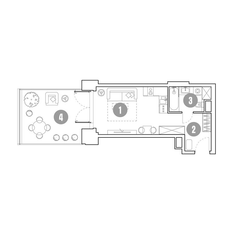 Apartment Sale, 45.3 sq. m. at Mirapolis, Mira Avenue, 222Ас9, Moscow, Russia #2 Apartment Sale, 45.3 sq. m. at Mirapolis, Mira Avenue, 222Ас9, Moscow, Russia #2