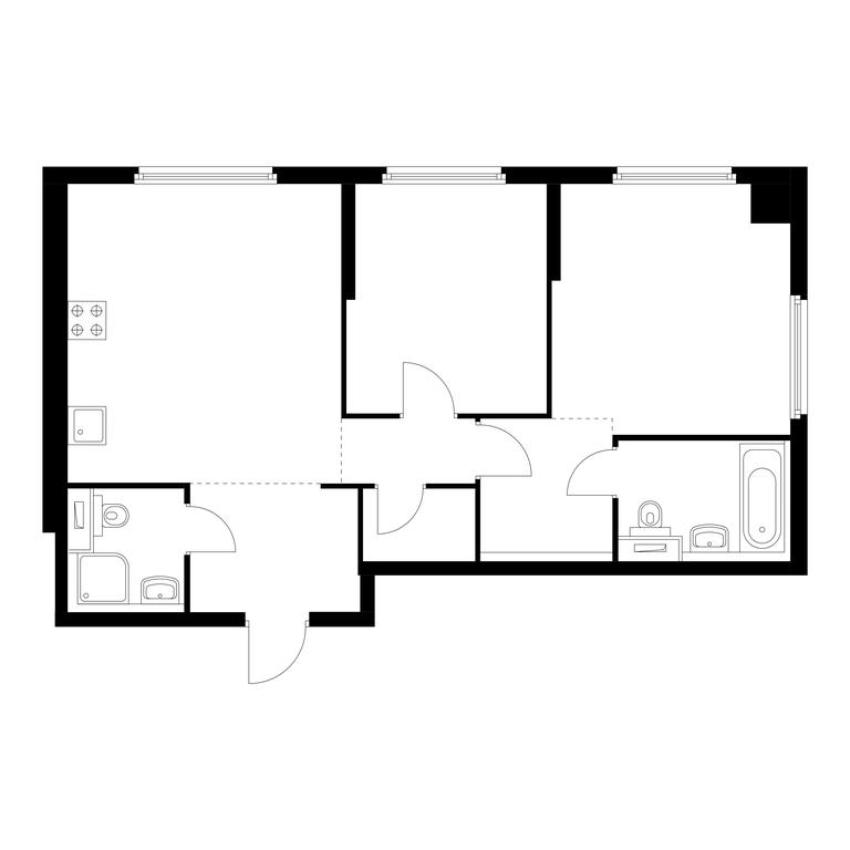 2-BD Apartment Sale, 66平方米 at Barklaya 6, Barklaya Street, 6, Moscow, Russia #1 2-BD Apartment Sale, 66平方米 at Barklaya 6, Barklaya Street, 6, Moscow, Russia #1