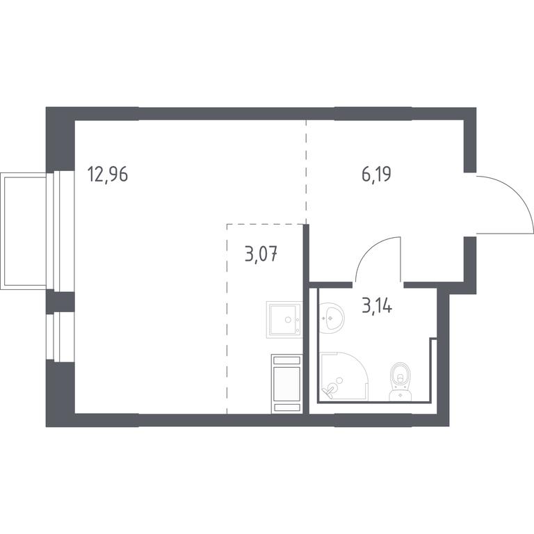 Apartment Sale, 25 sq. m. at Tomilino Park, 1-y kvartal, posyolok Zhilino-1, Lubertsy City District, Moscow Region, Russia #2 Apartment Sale, 25 sq. m. at Tomilino Park, 1-y kvartal, posyolok Zhilino-1, Lubertsy City District, Moscow Region, Russia #2