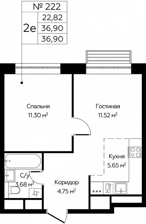 1-BD Apartment Sale, 36.9 sq. m. at Novograd Pavlino, Kosinskoye shosse, 2, Novoye Pavlino Microdistrict, Balashikha, Moscow Region, Russia #1 1-BD Apartment Sale, 36.9 sq. m. at Novograd Pavlino, Kosinskoye shosse, 2, Novoye Pavlino Microdistrict, Balashikha, Moscow Region, Russia #1