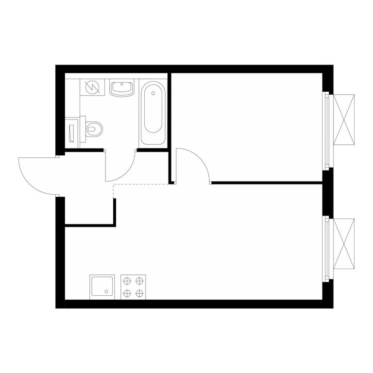 1-BD Apartment Sale, 31.6平方米 at Kuzminskiy Les, mikrorayon Belaya Dacha, 25, Kotelniki, Moscow Region, Russia #1 1-BD Apartment Sale, 31.6平方米 at Kuzminskiy Les, mikrorayon Belaya Dacha, 25, Kotelniki, Moscow Region, Russia #1